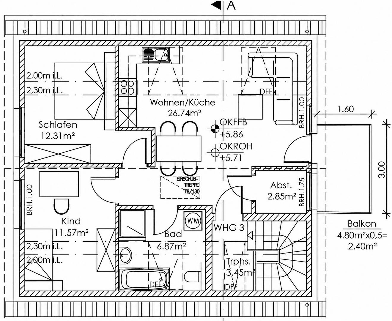 Prenájom bytu 3-izbový 63 m², Norderstedt, Šlezvicko-Holštajnsko Prenájom bytu 3-izbový 63 m², Norderstedt, Šlezvicko-Holštajnsko