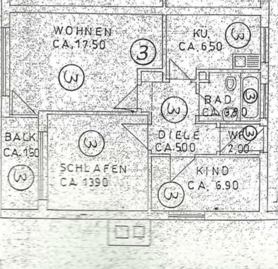 Prenájom bytu 3-izbový 57 m², Buchnerstrasse 21, Ingolstadt, Bavorsko Prenájom bytu 3-izbový 57 m², Buchnerstrasse 21, Ingolstadt, Bavorsko
