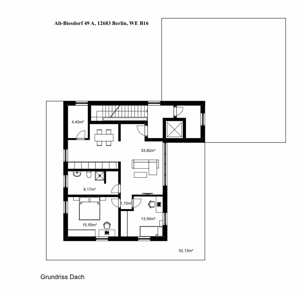 Prenájom bytu 3-izbový 89 m², Alt-Biesdorf 49A, Berlin, Berlín Prenájom bytu 3-izbový 89 m², Alt-Biesdorf 49A, Berlin, Berlín