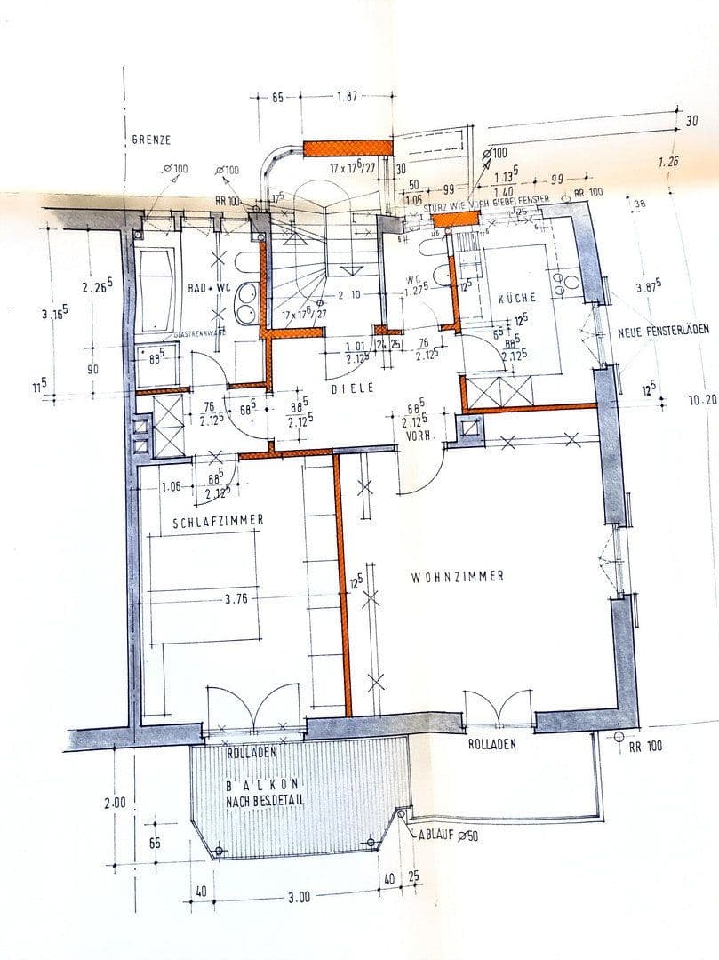 Prenájom bytu 2-izbový 80 m², Nürnberg, Bavorsko Prenájom bytu 2-izbový 80 m², Nürnberg, Bavorsko