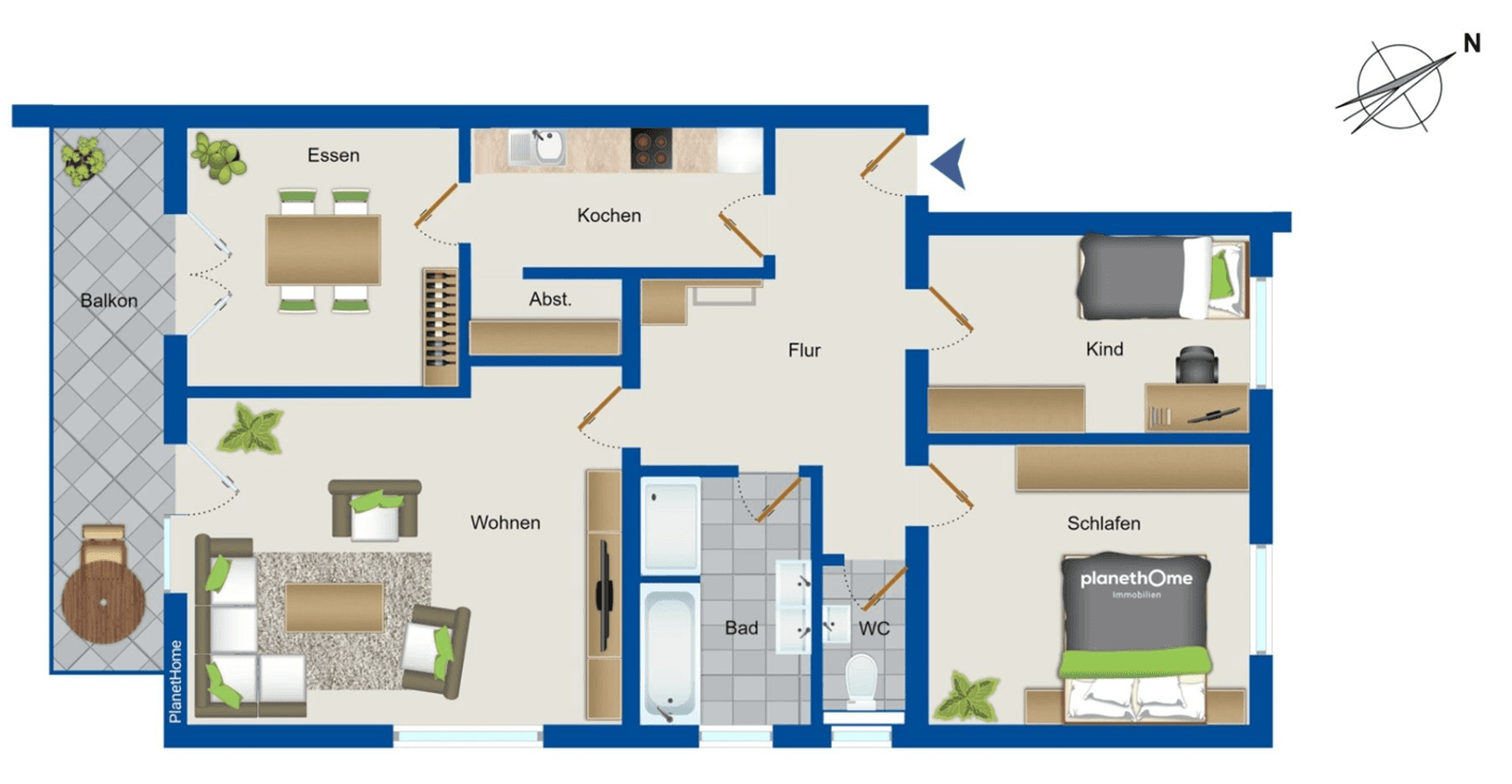 Prenájom bytu 4-izbový 105 m², Orchideenweg 3, Stutensee, Bádensko-Wurttembersko Prenájom bytu 4-izbový 105 m², Orchideenweg 3, Stutensee, Bádensko-Wurttembersko