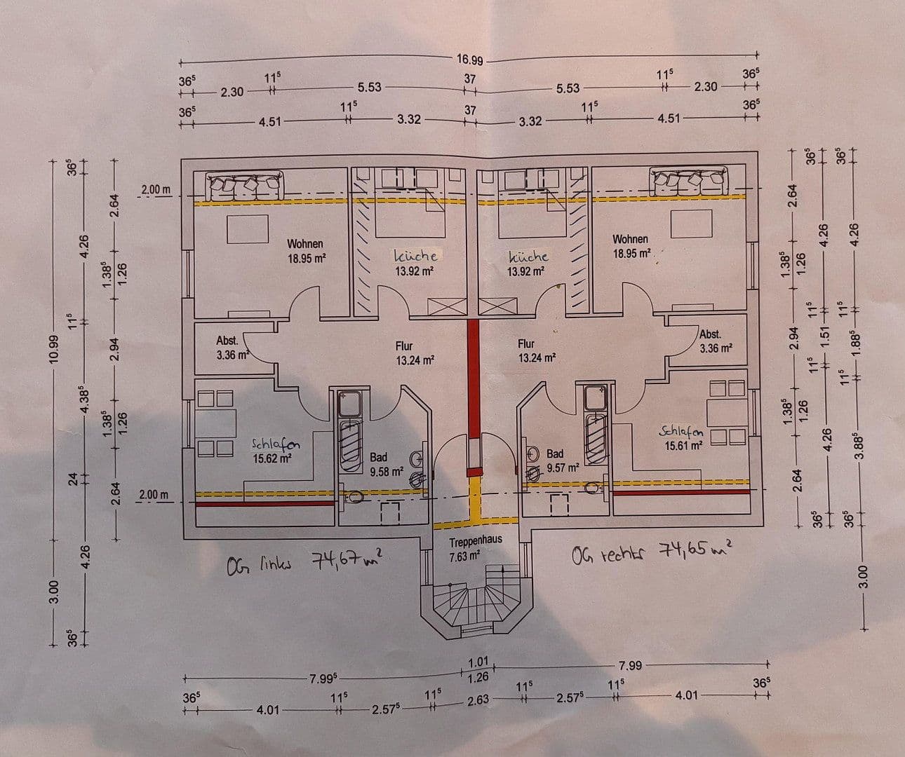Prenájom bytu 5-izbový 118 m², Saterland - Seelterlound, Dolné Sasko Prenájom bytu 5-izbový 118 m², Saterland - Seelterlound, Dolné Sasko