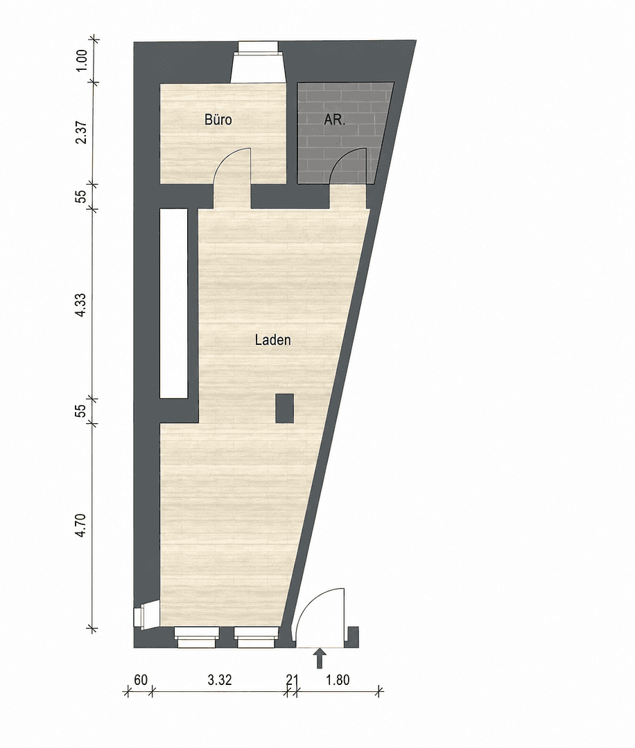 Prenájom nebytového priestoru 150 m², Karolinenstraße 19, Bamberg, Bavorsko Prenájom nebytového priestoru 150 m², Karolinenstraße 19, Bamberg, Bavorsko