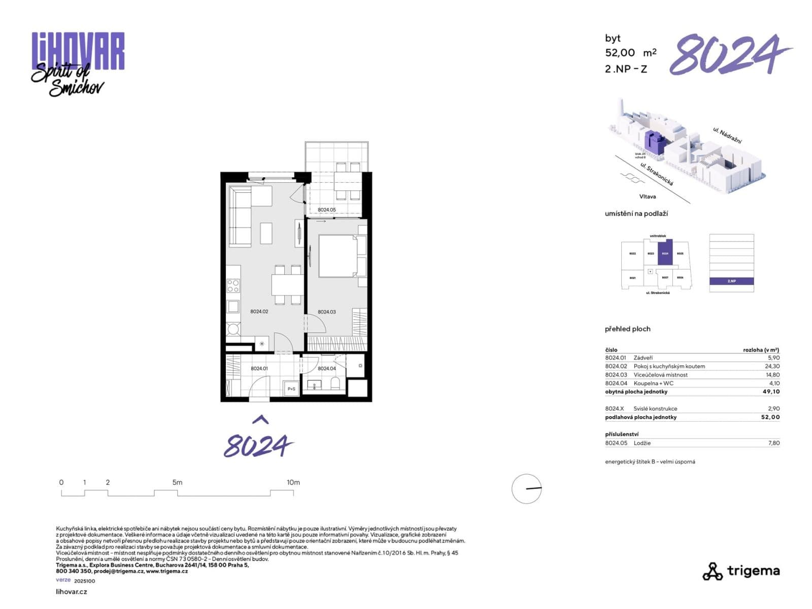 Predaj bytu 2-izbový 49 m², Nádražní, Praha, Praha Predaj bytu 2-izbový 49 m², Nádražní, Praha, Praha