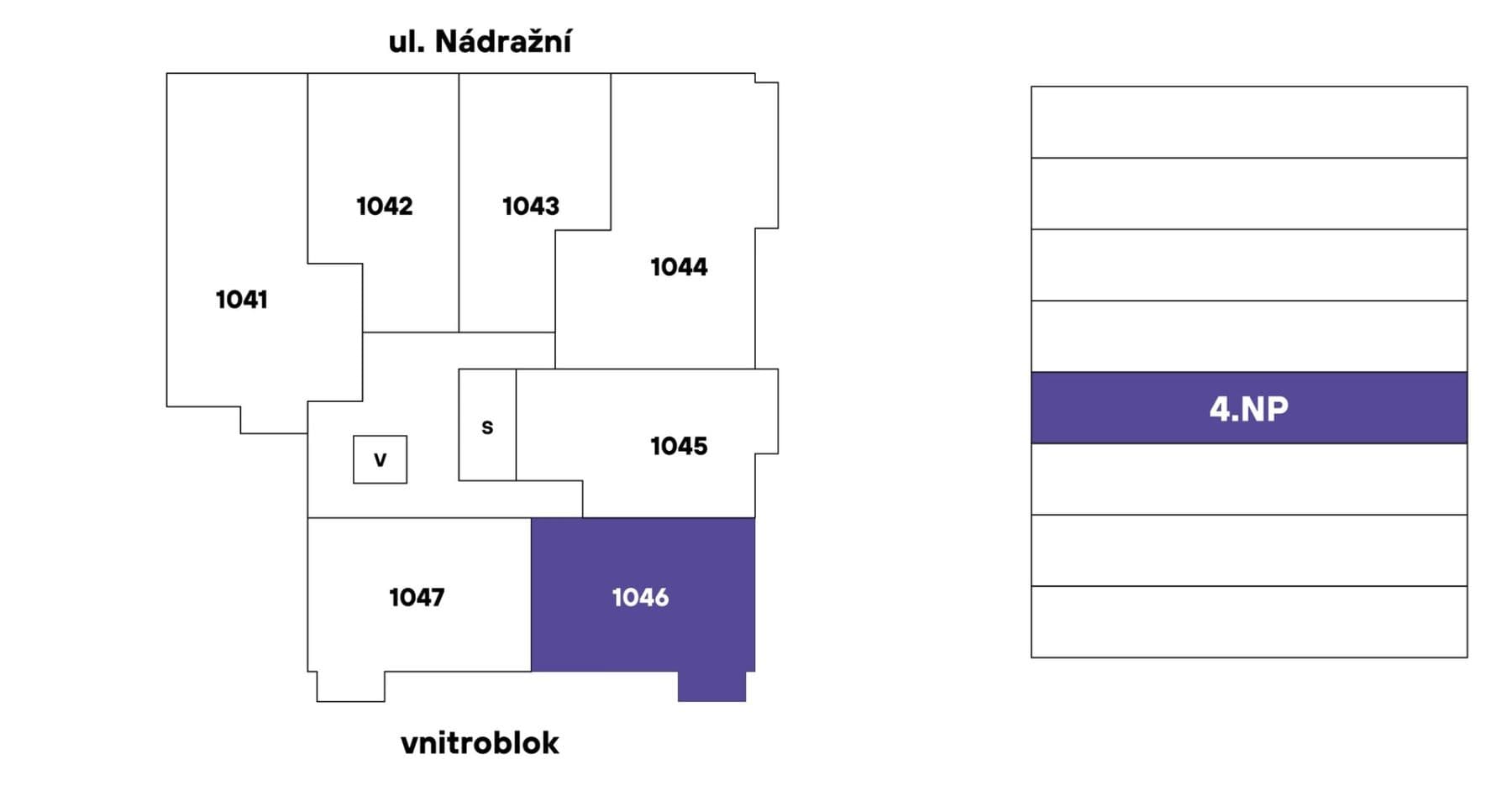 Predaj bytu 2-izbový 47 m², Nádražní, Praha, Praha Predaj bytu 2-izbový 47 m², Nádražní, Praha, Praha