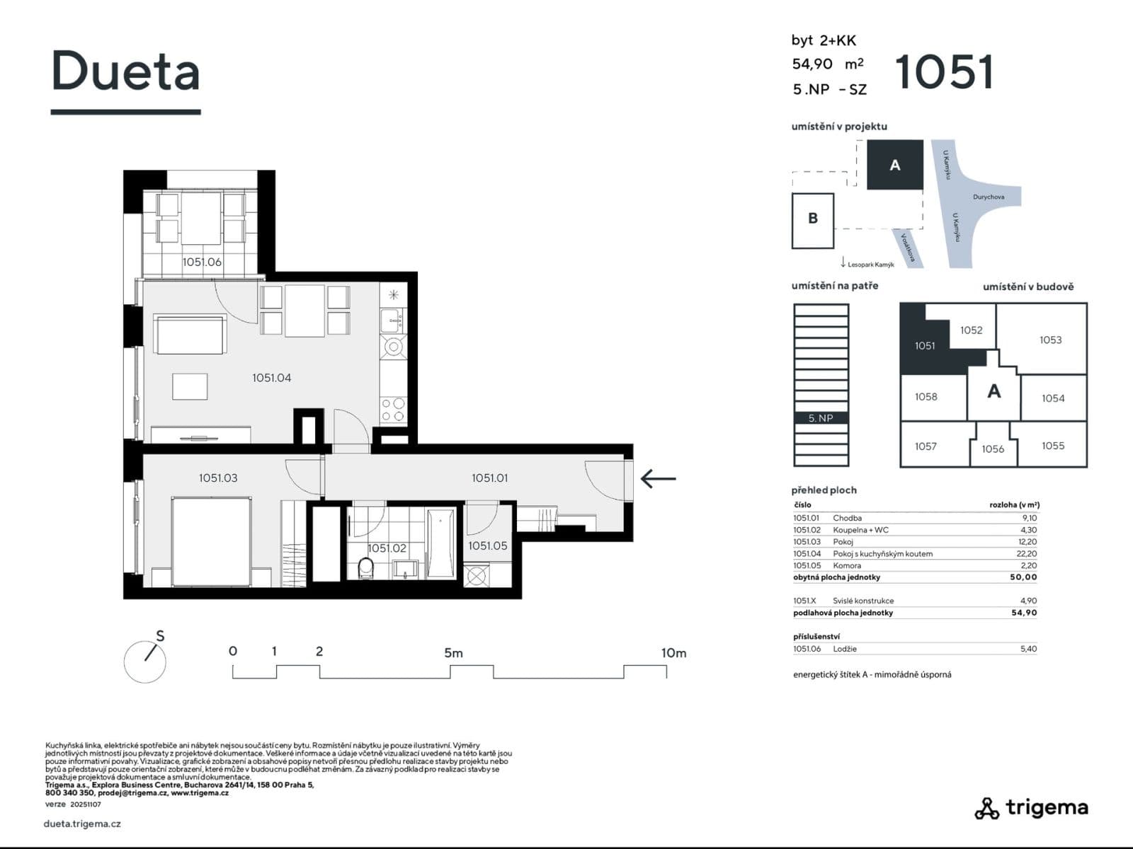 Predaj bytu 2-izbový 50 m², Vosátkova, Praha, Praha Predaj bytu 2-izbový 50 m², Vosátkova, Praha, Praha