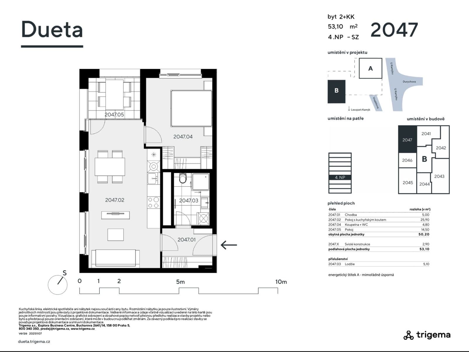 Predaj bytu 2-izbový 50 m², Vosátkova, Praha, Praha Predaj bytu 2-izbový 50 m², Vosátkova, Praha, Praha