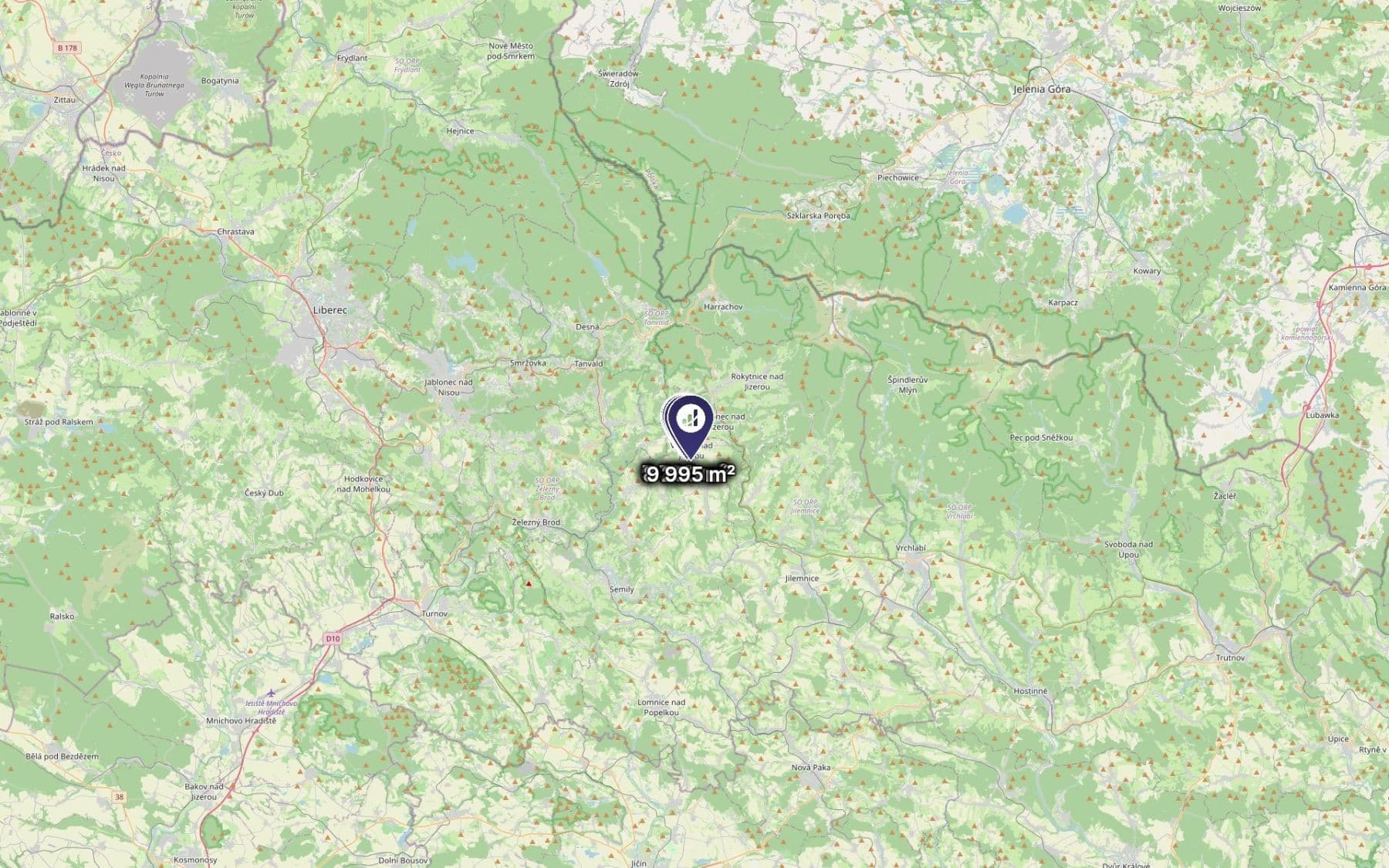 Predaj pozemku 2.612 m², Vysoké nad Jizerou, Liberecký kraj Predaj pozemku 2.612 m², Vysoké nad Jizerou, Liberecký kraj