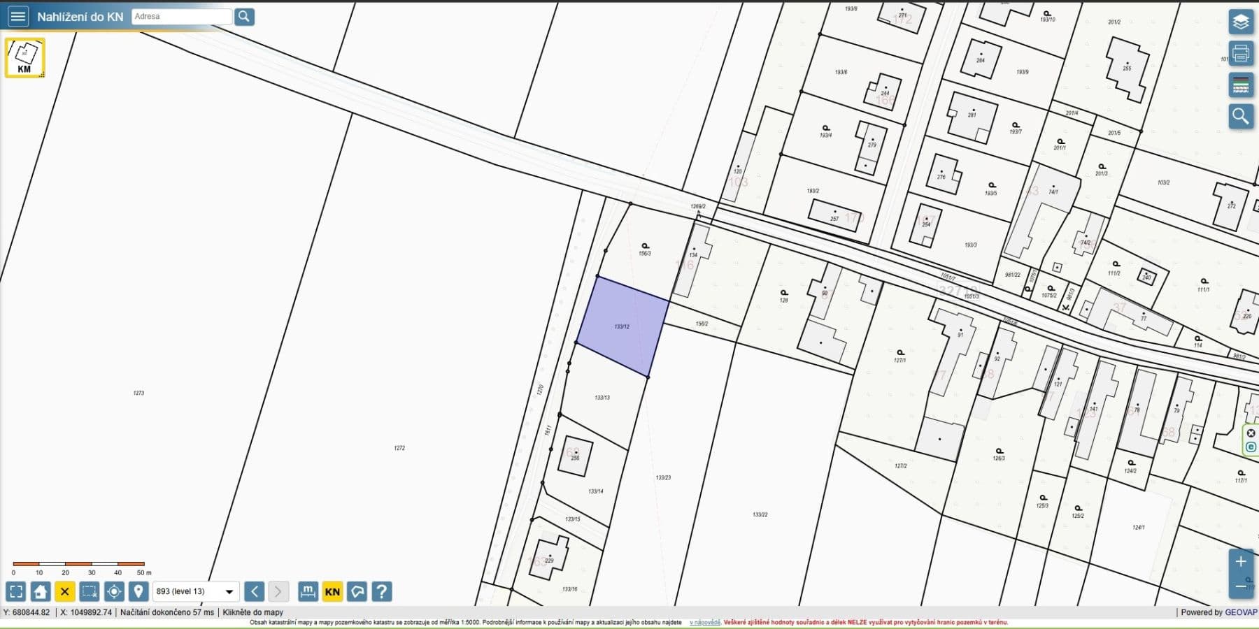 Predaj pozemku 835 m², Ohaře, Středočeský kraj Predaj pozemku 835 m², Ohaře, Středočeský kraj