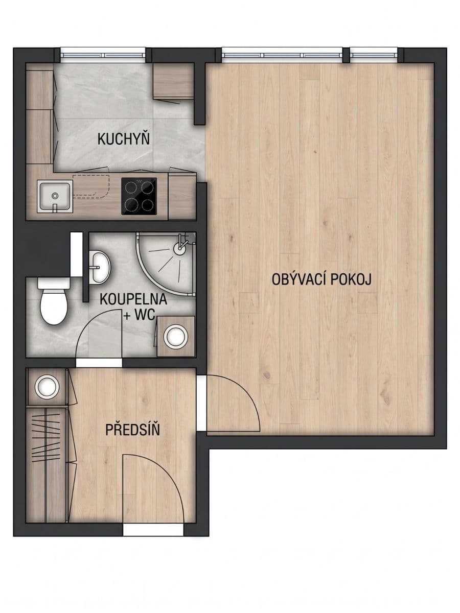 Predaj bytu 1-izbový 30 m², Valentova, Praha, Praha Predaj bytu 1-izbový 30 m², Valentova, Praha, Praha