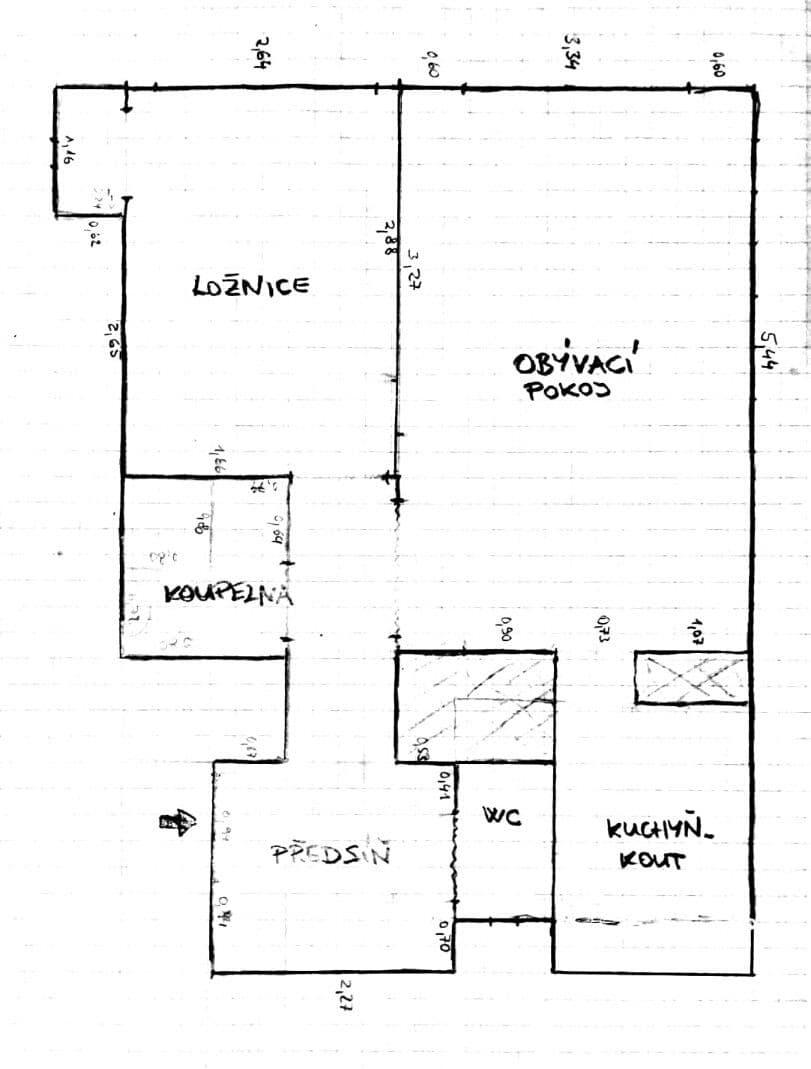 Prenájom bytu 2-izbový 47 m², Šlikova, Praha, Praha Prenájom bytu 2-izbový 47 m², Šlikova, Praha, Praha