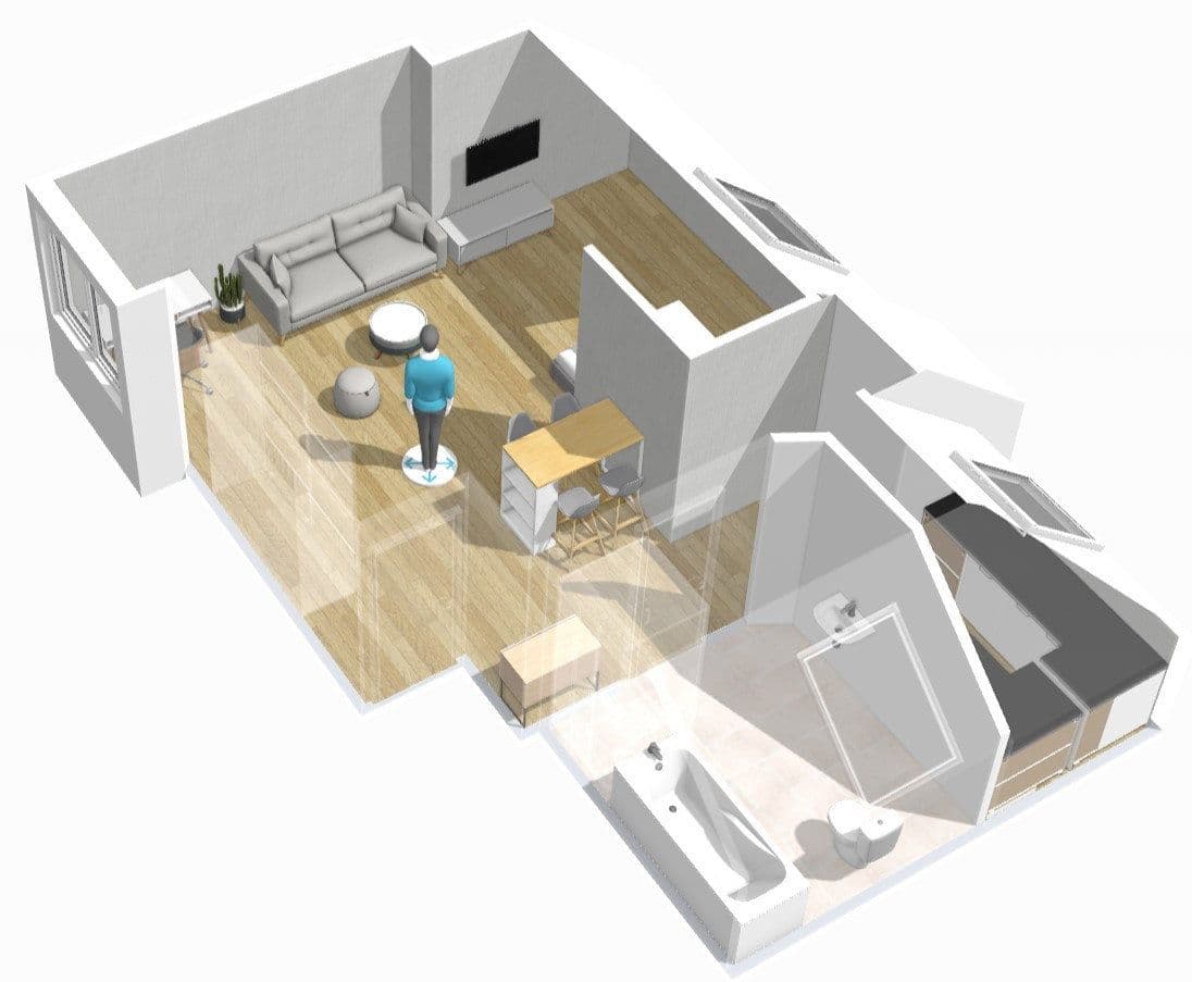 Prenájom bytu 1-izbový 40 m², Herforder Straße 209, Bielefeld, Severné Porýnie - Westfálsko Prenájom bytu 1-izbový 40 m², Herforder Straße 209, Bielefeld, Severné Porýnie - Westfálsko