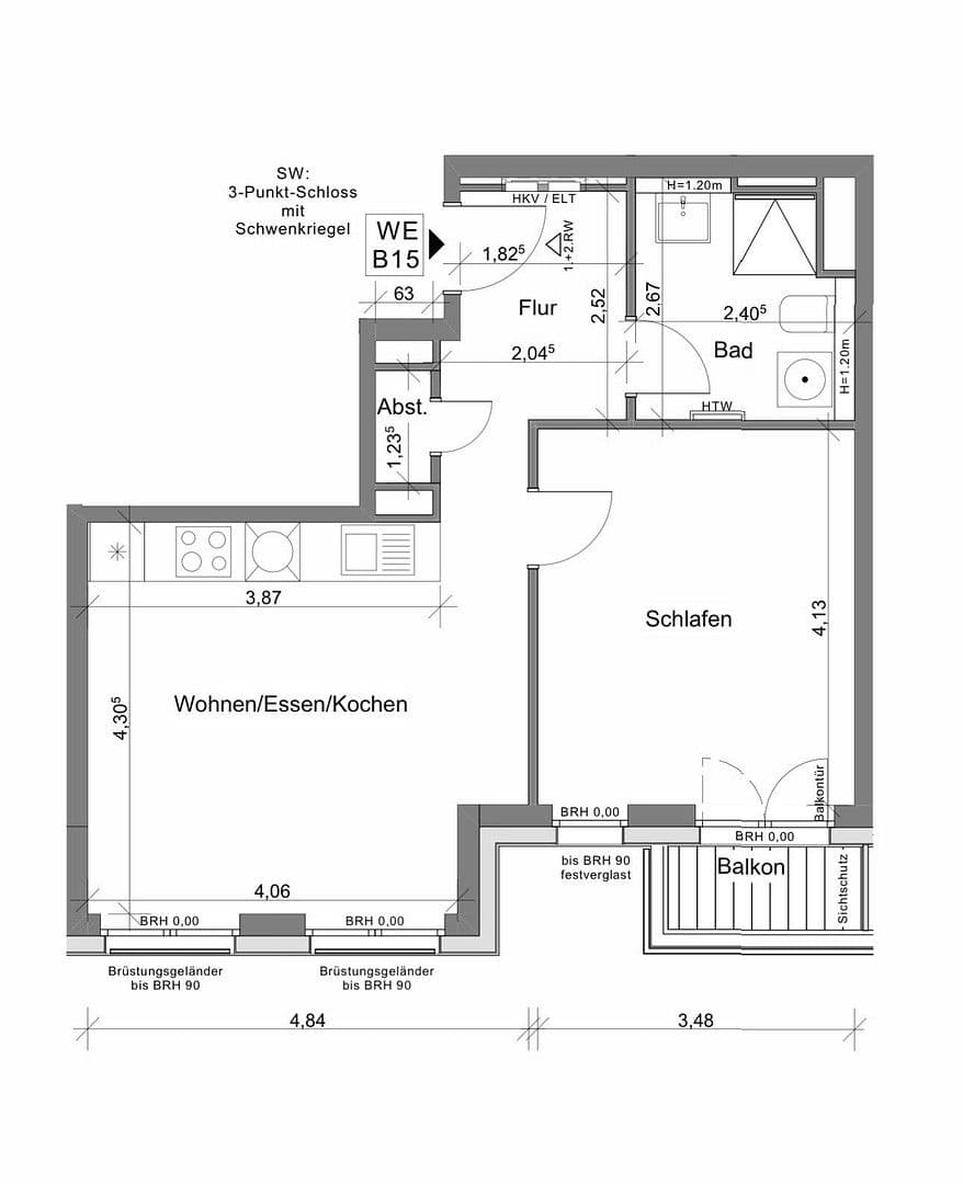 Prenájom bytu 2-izbový 50 m², Berlin, Berlín Prenájom bytu 2-izbový 50 m², Berlin, Berlín