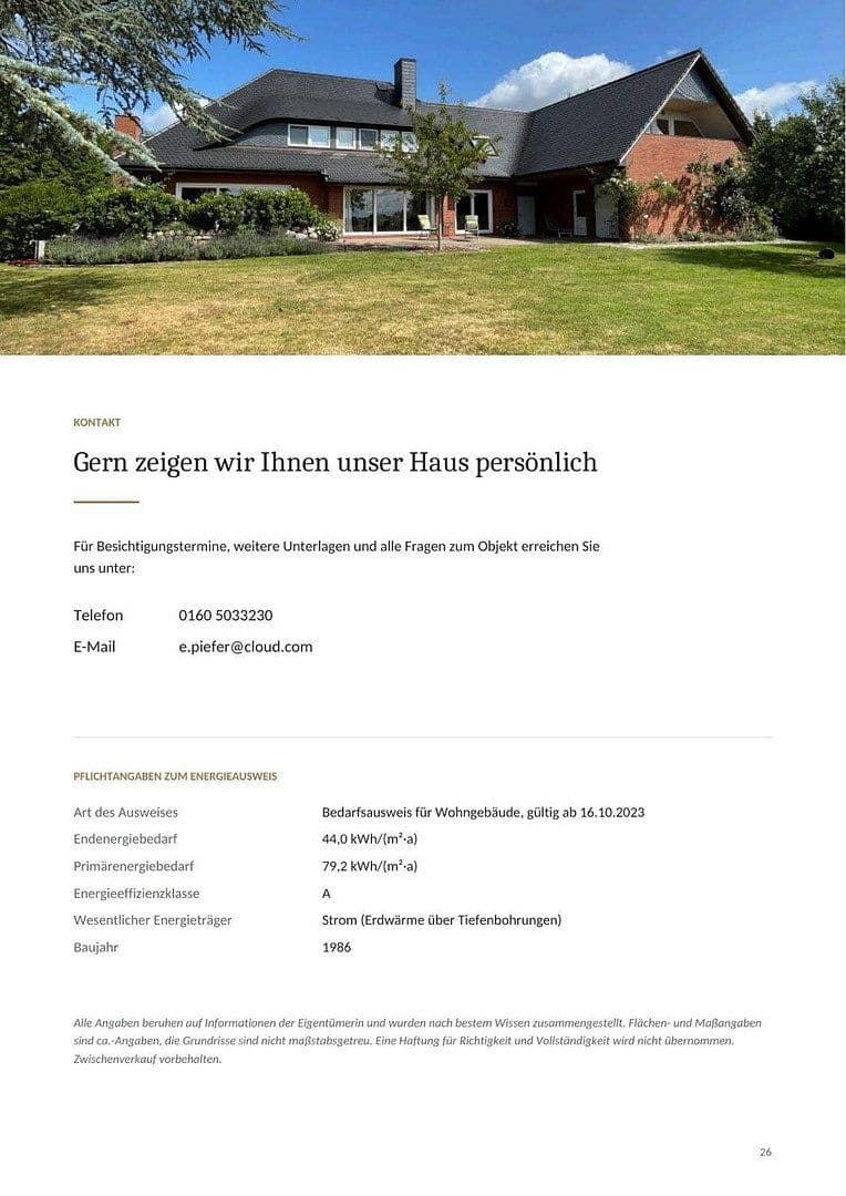 Predaj domu 330 m², pozemok 1.575 m², Jersbek, Šlezvicko-Holštajnsko Predaj domu 330 m², pozemok 1.575 m², Jersbek, Šlezvicko-Holštajnsko