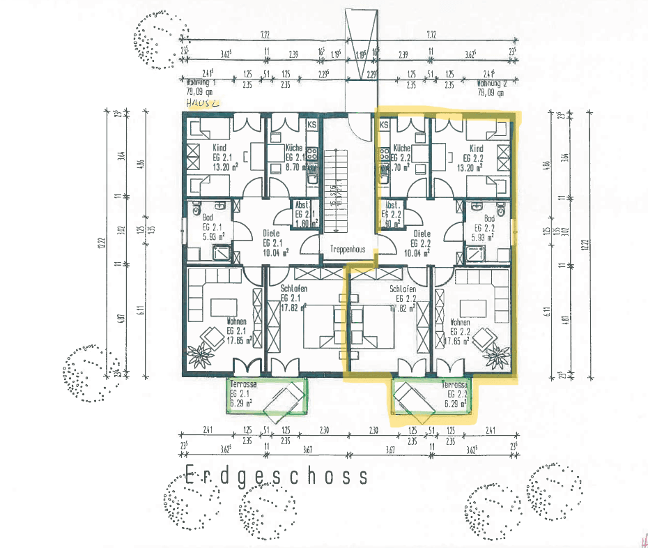 Prenájom bytu 3-izbový 79 m², Neunburgerstraße 22, Stamsried, Bavorsko Prenájom bytu 3-izbový 79 m², Neunburgerstraße 22, Stamsried, Bavorsko