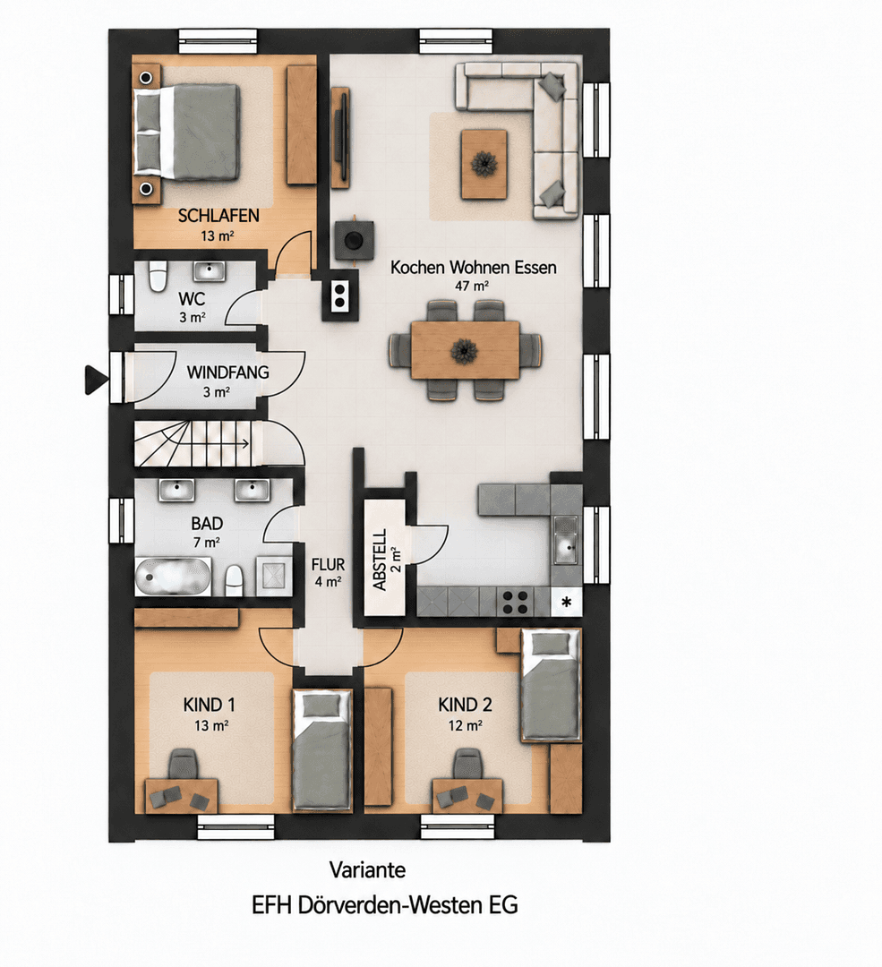 Predaj domu 103 m², pozemok 756 m², Dörverden, Dolné Sasko Predaj domu 103 m², pozemok 756 m², Dörverden, Dolné Sasko
