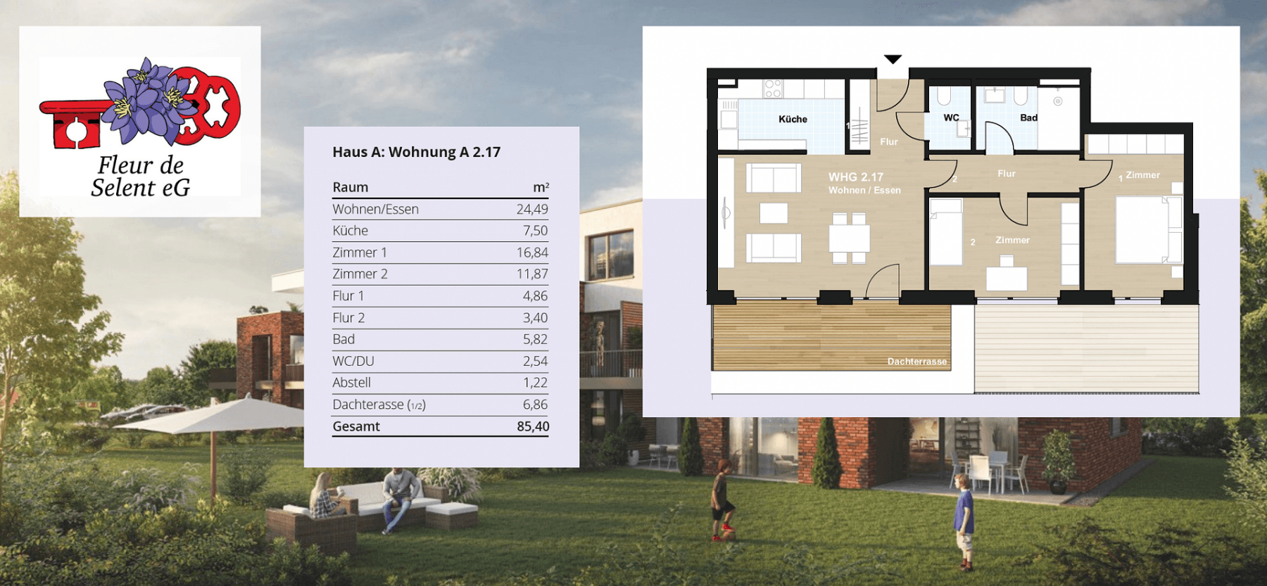 Predaj bytu 3-izbový 86 m², Selent, Šlezvicko-Holštajnsko Predaj bytu 3-izbový 86 m², Selent, Šlezvicko-Holštajnsko