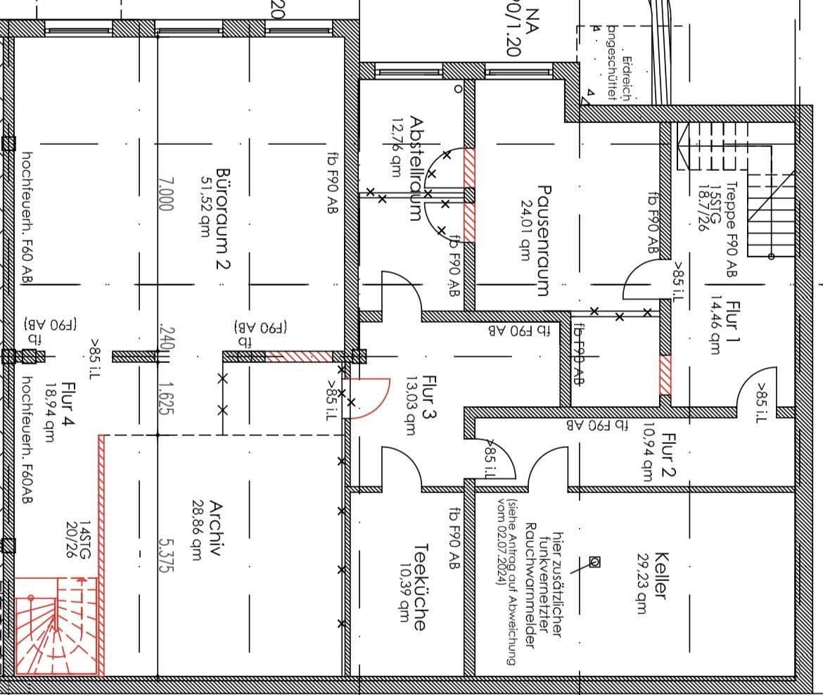 Prenájom kancelárie 400 m², Harffstr 109b, Düsseldorf, Severné Porýnie - Westfálsko Prenájom kancelárie 400 m², Harffstr 109b, Düsseldorf, Severné Porýnie - Westfálsko