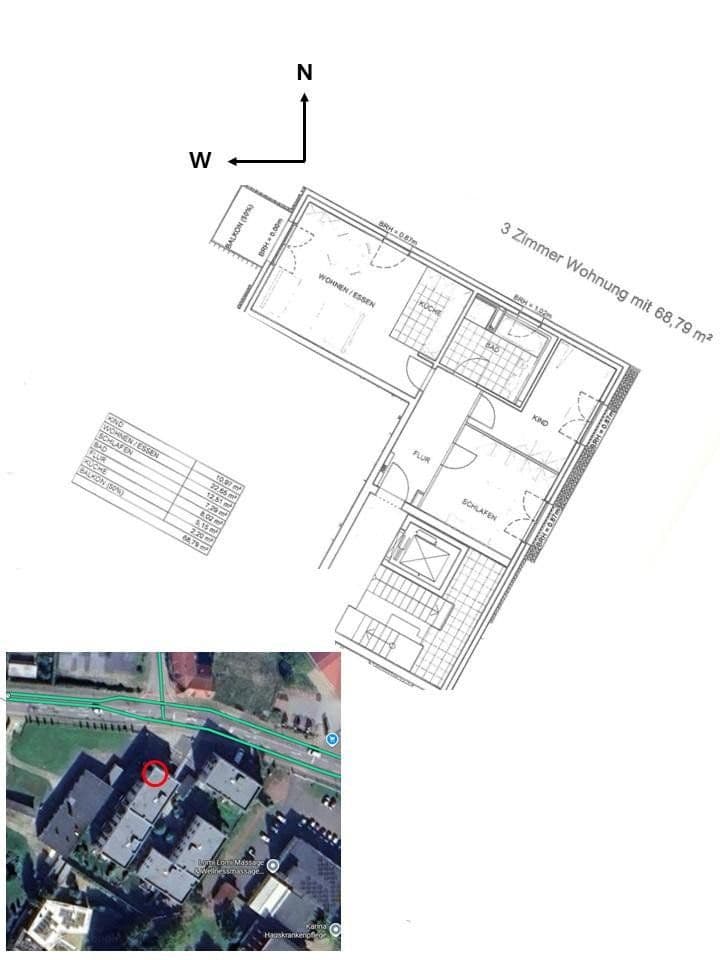 Predaj bytu 3-izbový 69 m², Berliner Str. 109B, Werder (Havel), Brandenbursko Predaj bytu 3-izbový 69 m², Berliner Str. 109B, Werder (Havel), Brandenbursko