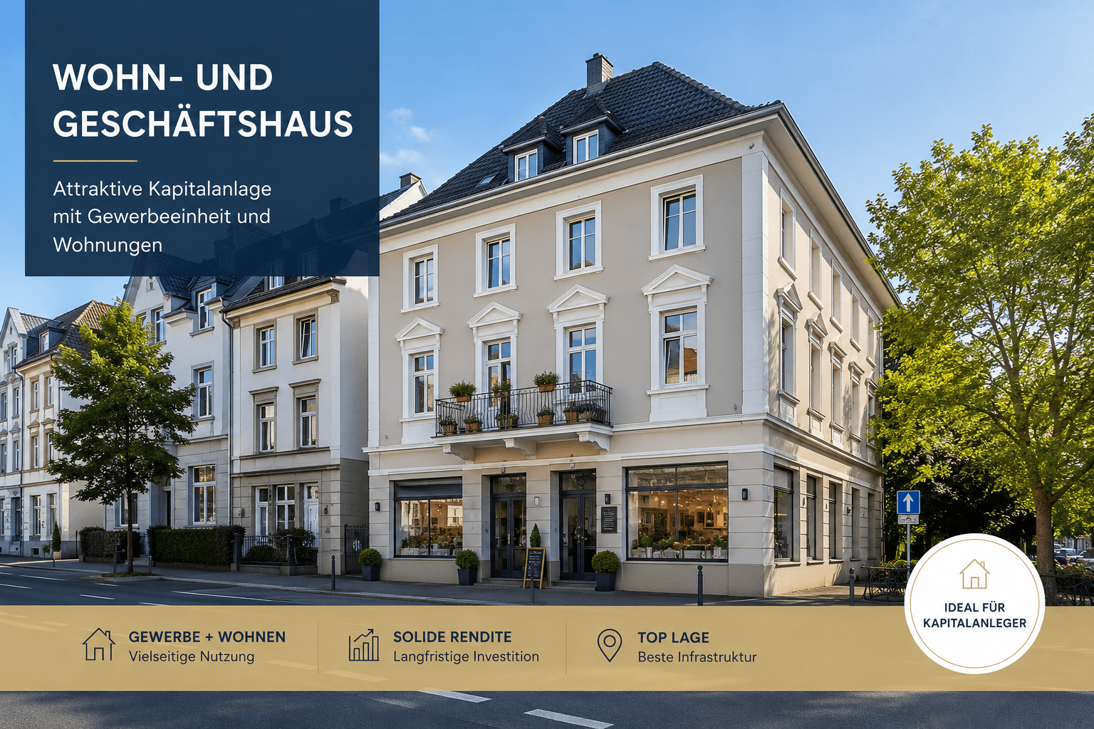 Predaj domu 1.780 m², pozemok 1.162 m², Konstantinplatz.5, Nordrhein-Westfalen - Mönchengladbach, Severné Porýnie - Westfálsko Predaj domu 1.780 m², pozemok 1.162 m², Konstantinplatz.5, Nordrhein-Westfalen - Mönchengladbach, Severné Porýnie - Westfálsko