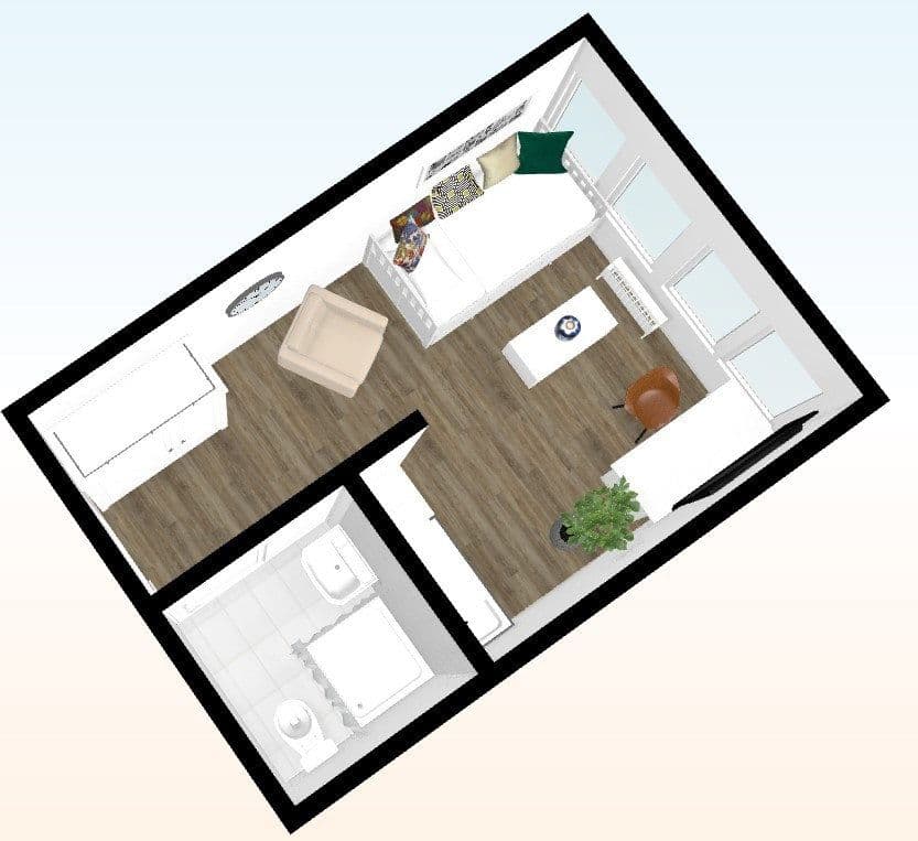 Prenájom bytu 1-izbový 25 m², Hürth, Severné Porýnie - Westfálsko Prenájom bytu 1-izbový 25 m², Hürth, Severné Porýnie - Westfálsko