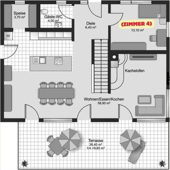Prenájom bytu 7-izbový 20 m², Tutzing, Bavorsko Prenájom bytu 7-izbový 20 m², Tutzing, Bavorsko