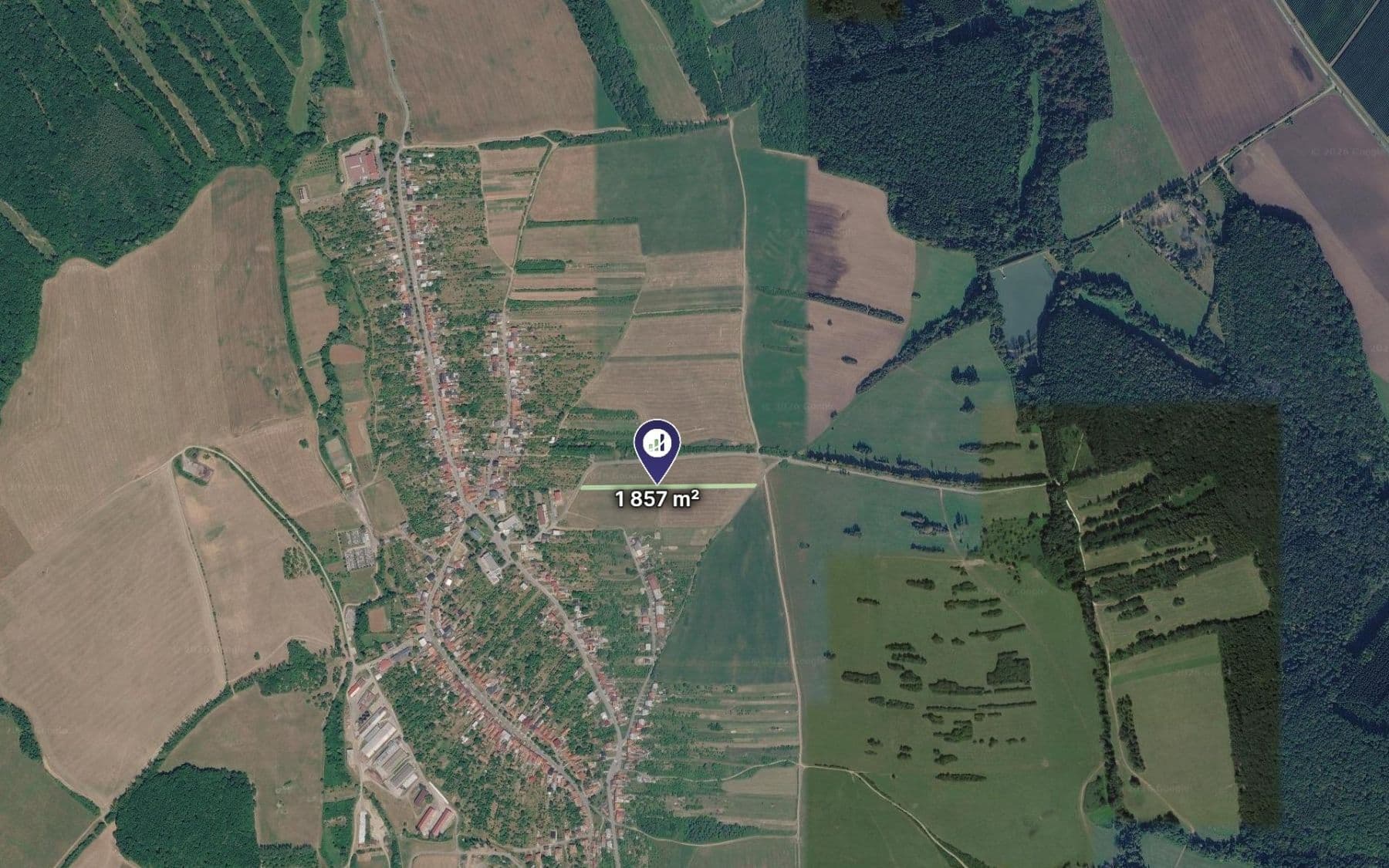 Predaj pozemku 1.857 m², Korytná, Zlínský kraj Predaj pozemku 1.857 m², Korytná, Zlínský kraj