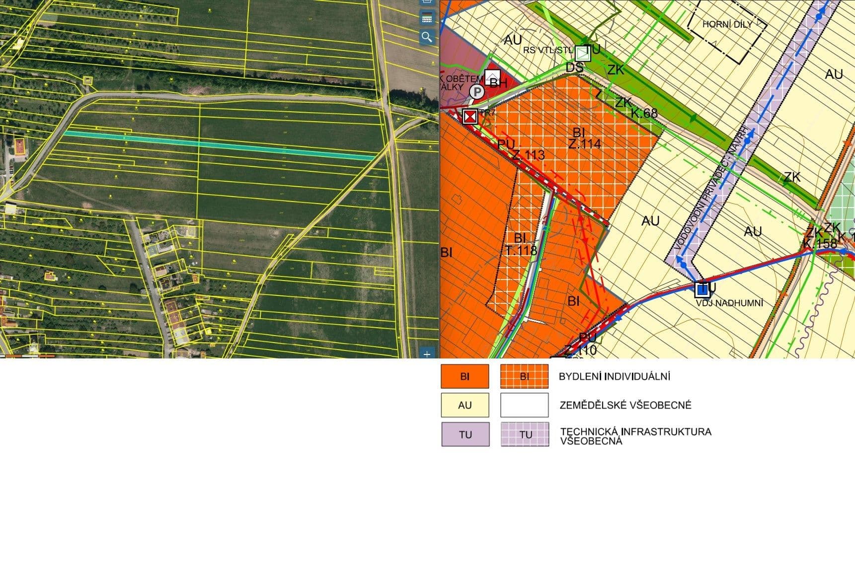 Predaj pozemku 1.857 m², Korytná, Zlínský kraj Predaj pozemku 1.857 m², Korytná, Zlínský kraj
