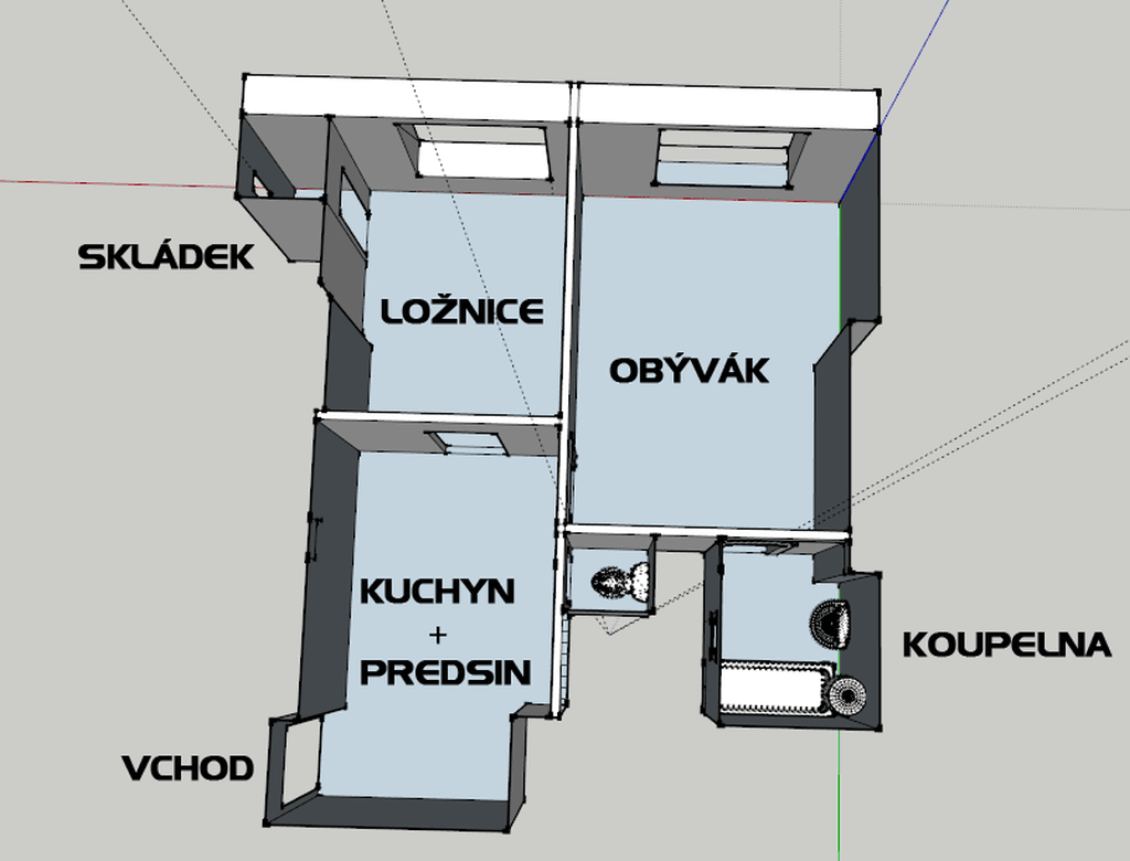 Prenájom bytu 2-izbový 45 m², Rečkova, Praha, Praha Prenájom bytu 2-izbový 45 m², Rečkova, Praha, Praha