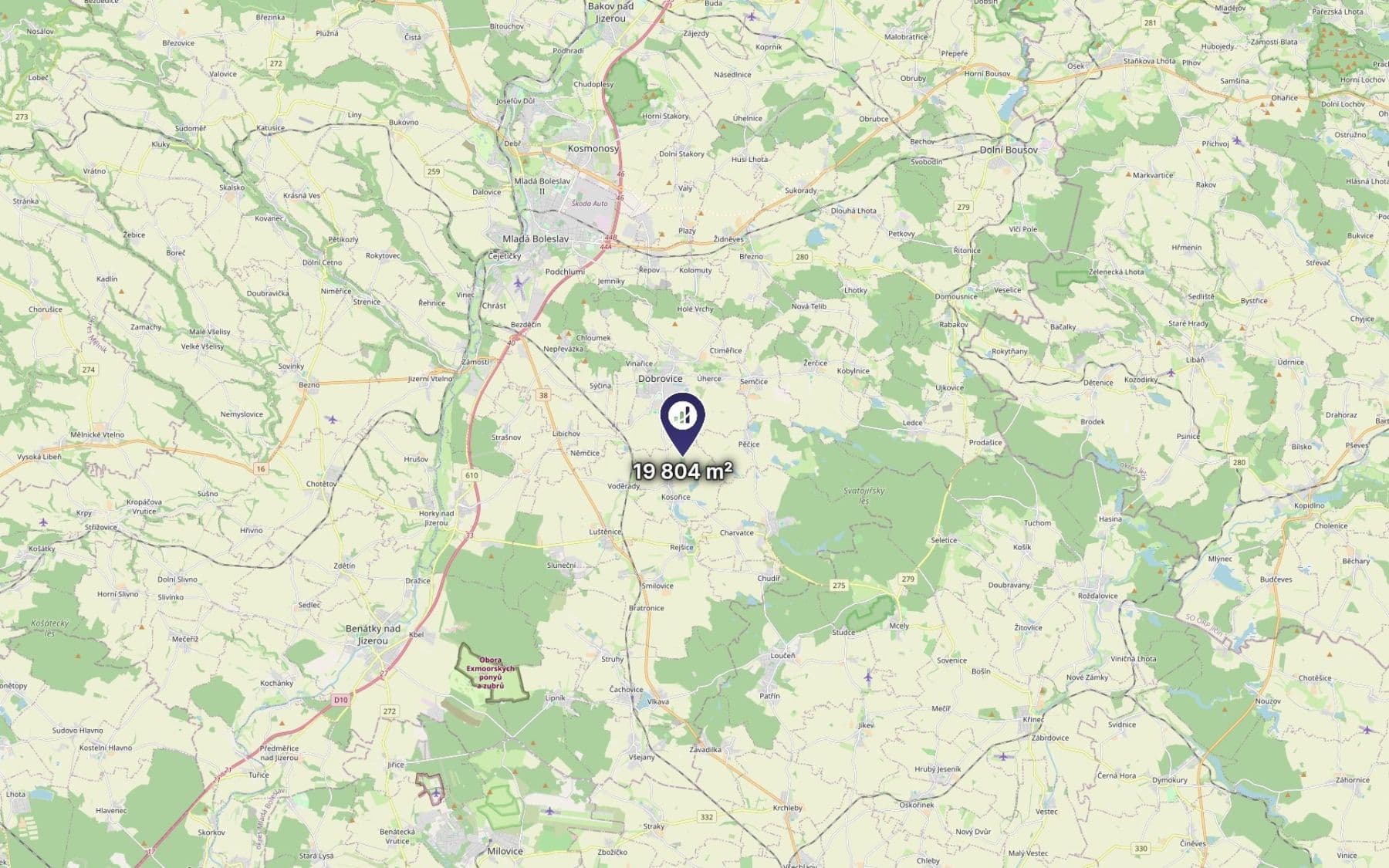 Predaj pozemku 2.476 m², Kosořice, Středočeský kraj Predaj pozemku 2.476 m², Kosořice, Středočeský kraj