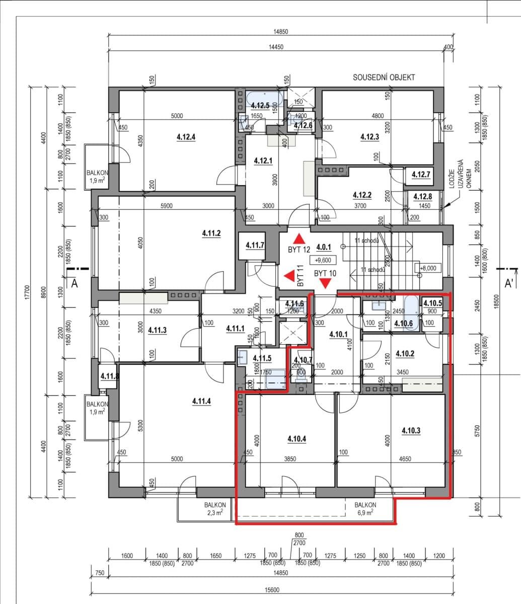Predaj bytu 2-izbový 56 m², Purkyňova, Brno, Jihomoravský kraj Predaj bytu 2-izbový 56 m², Purkyňova, Brno, Jihomoravský kraj