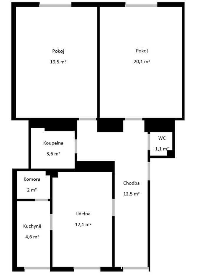 Prenájom bytu 3-izbový 75 m², Lumiérů, Praha, Praha Prenájom bytu 3-izbový 75 m², Lumiérů, Praha, Praha