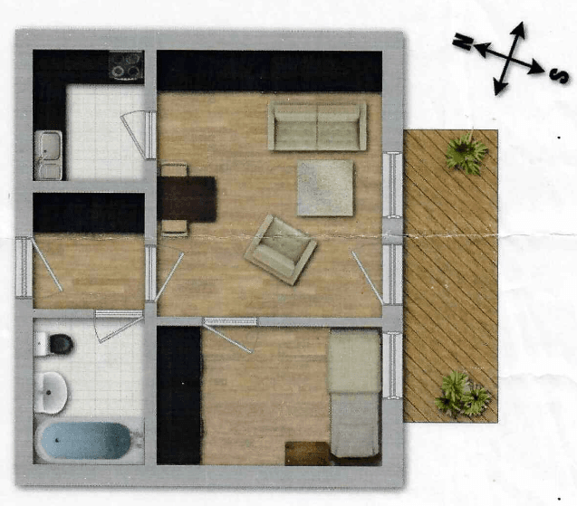 Predaj bytu 1-izbový 35 m², Geltendorf, Bavorsko Predaj bytu 1-izbový 35 m², Geltendorf, Bavorsko
