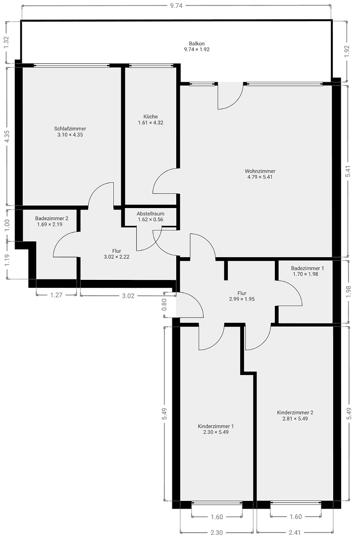 Prenájom bytu 4-izbový 100 m², Volksgartenstraße 196, Mönchengladbach, Severné Porýnie - Westfálsko Prenájom bytu 4-izbový 100 m², Volksgartenstraße 196, Mönchengladbach, Severné Porýnie - Westfálsko