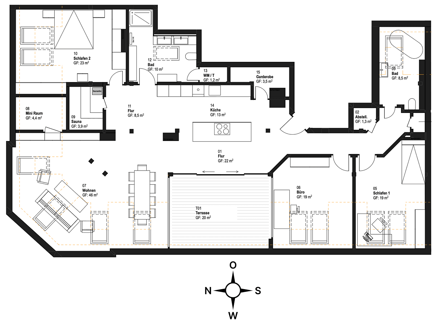 Prenájom bytu 4-izbový 163 m², Berlin, Berlín Prenájom bytu 4-izbový 163 m², Berlin, Berlín