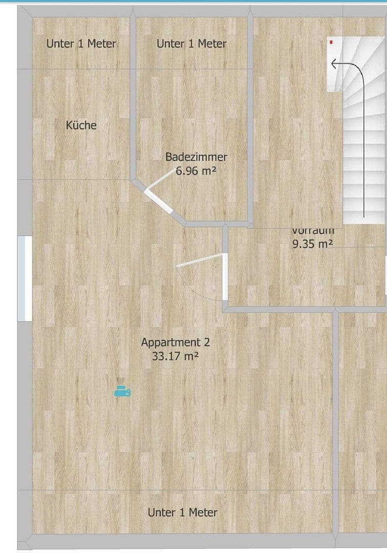 Prenájom bytu 1-izbový 33 m², Rainau, Bádensko-Wurttembersko Prenájom bytu 1-izbový 33 m², Rainau, Bádensko-Wurttembersko