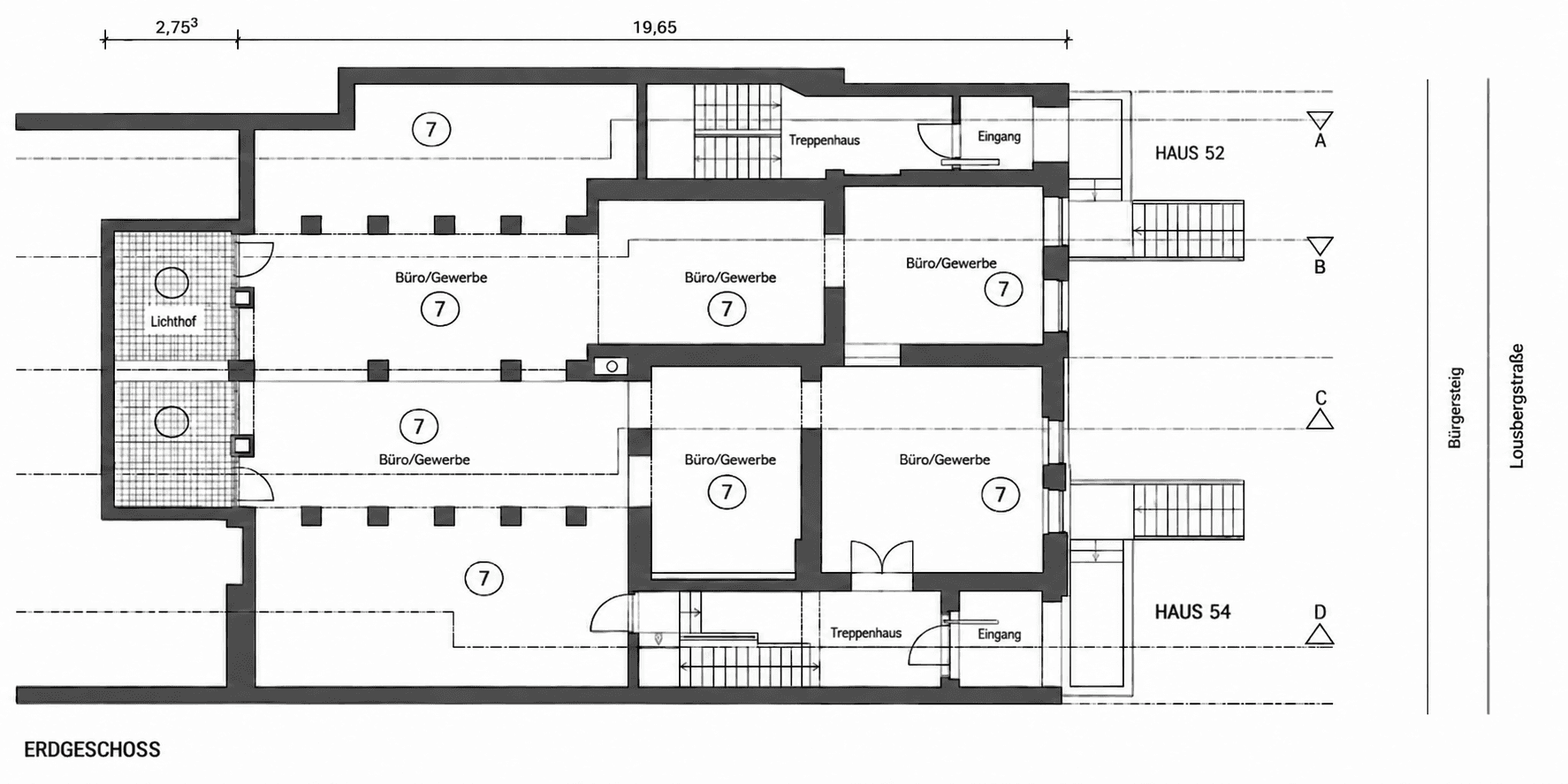 Predaj kancelárie 205 m², Lousbergstraße 52/54, Aachen, Severné Porýnie - Westfálsko Predaj kancelárie 205 m², Lousbergstraße 52/54, Aachen, Severné Porýnie - Westfálsko