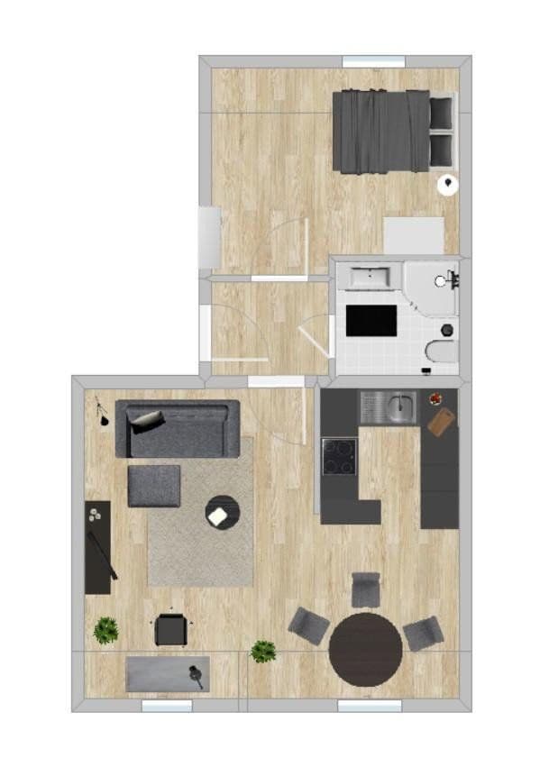 Prenájom bytu 2-izbový 52 m², Kapellenstr. 43, Aachen, Severné Porýnie - Westfálsko Prenájom bytu 2-izbový 52 m², Kapellenstr. 43, Aachen, Severné Porýnie - Westfálsko