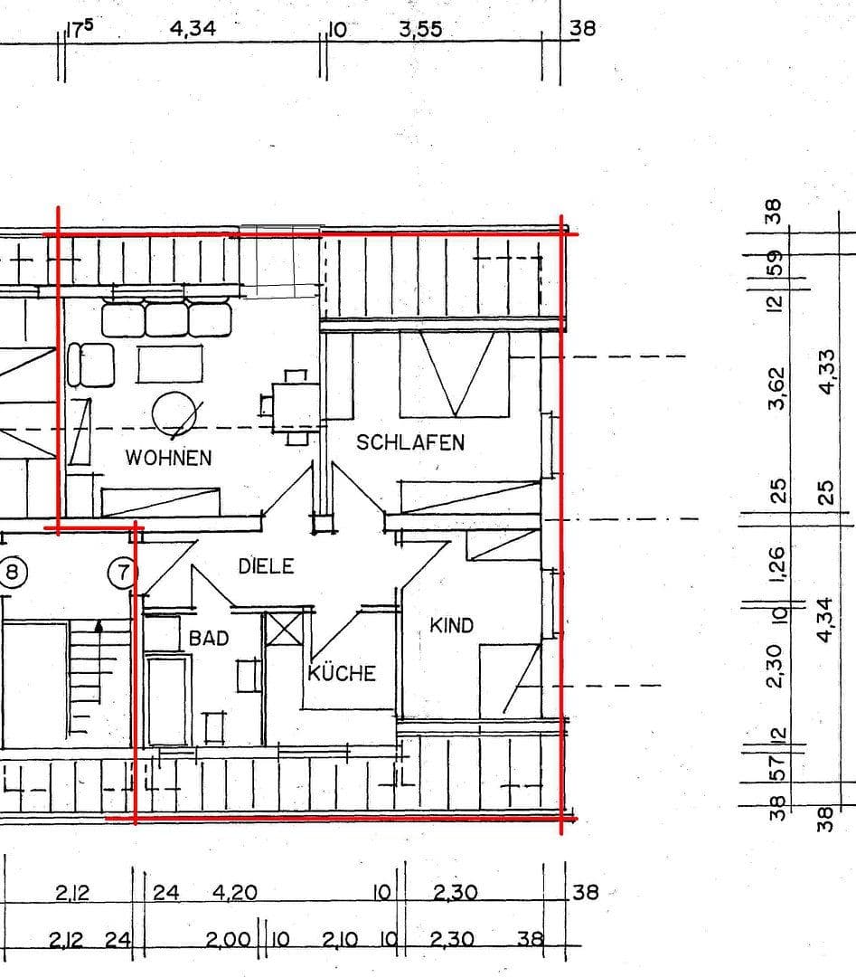 Prenájom bytu 3-izbový 45 m², West Straße 9, Gersdorf, Sasko Prenájom bytu 3-izbový 45 m², West Straße 9, Gersdorf, Sasko