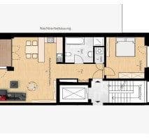 Prenájom bytu 2-izbový 74 m², Rückertstraße 2, Hannover, Dolné Sasko Prenájom bytu 2-izbový 74 m², Rückertstraße 2, Hannover, Dolné Sasko