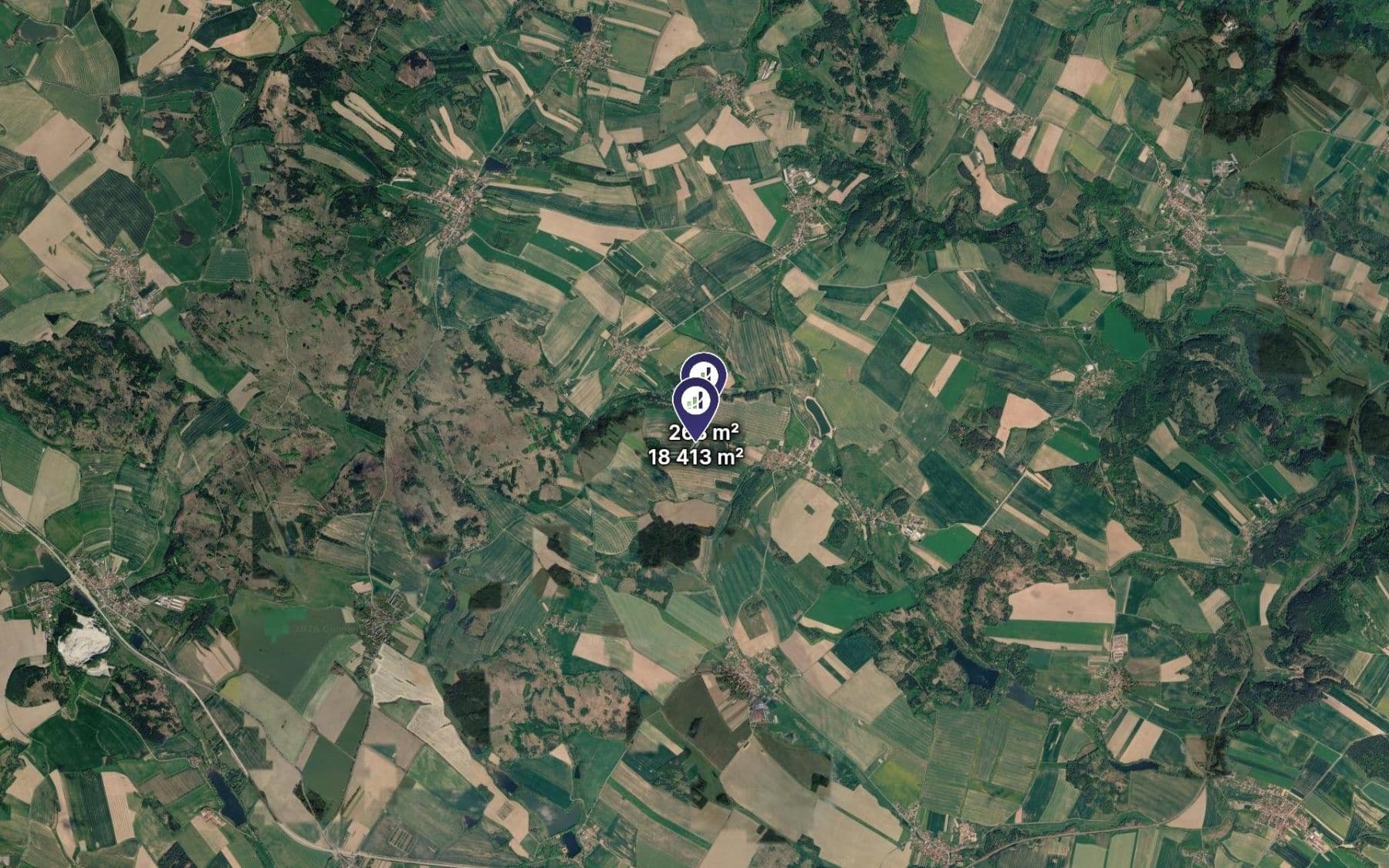 Predaj pozemku 18.676 m², Rozseč, Kraj Vysočina Predaj pozemku 18.676 m², Rozseč, Kraj Vysočina