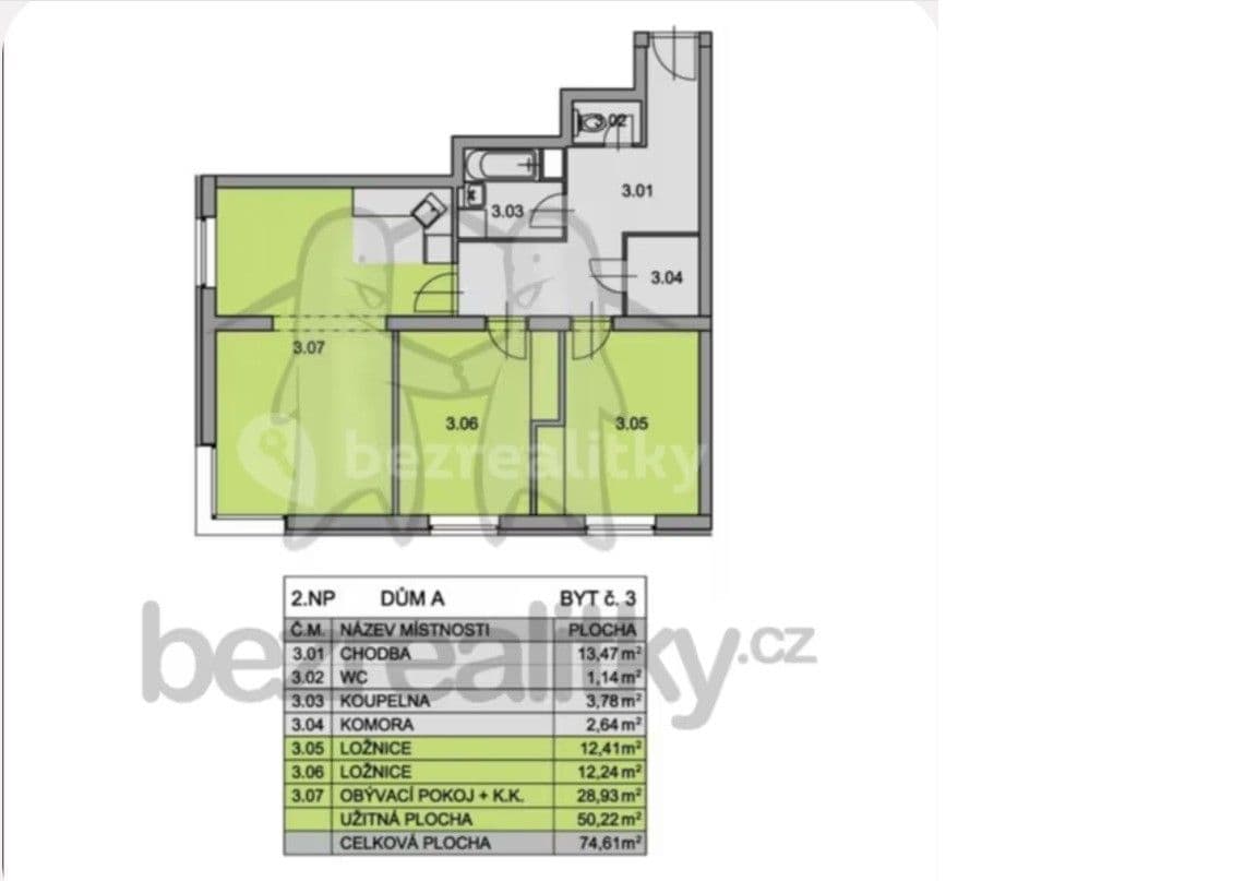 Predaj bytu 3-izbový 75 m², Havlíčkovo nám., Rudná, Středočeský kraj Predaj bytu 3-izbový 75 m², Havlíčkovo nám., Rudná, Středočeský kraj