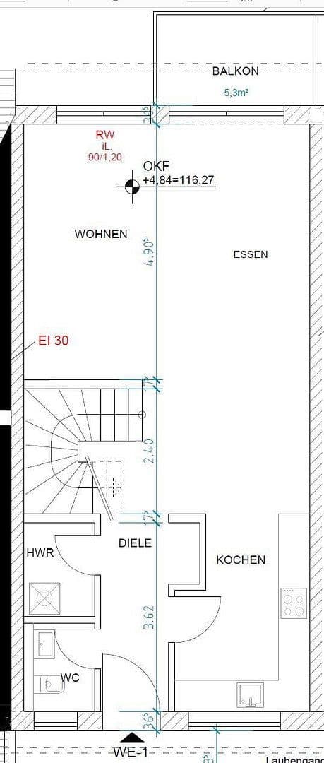 Prenájom bytu 3-izbový 106 m², Heidegraben 4c, Troisdorf, Severné Porýnie - Westfálsko Prenájom bytu 3-izbový 106 m², Heidegraben 4c, Troisdorf, Severné Porýnie - Westfálsko