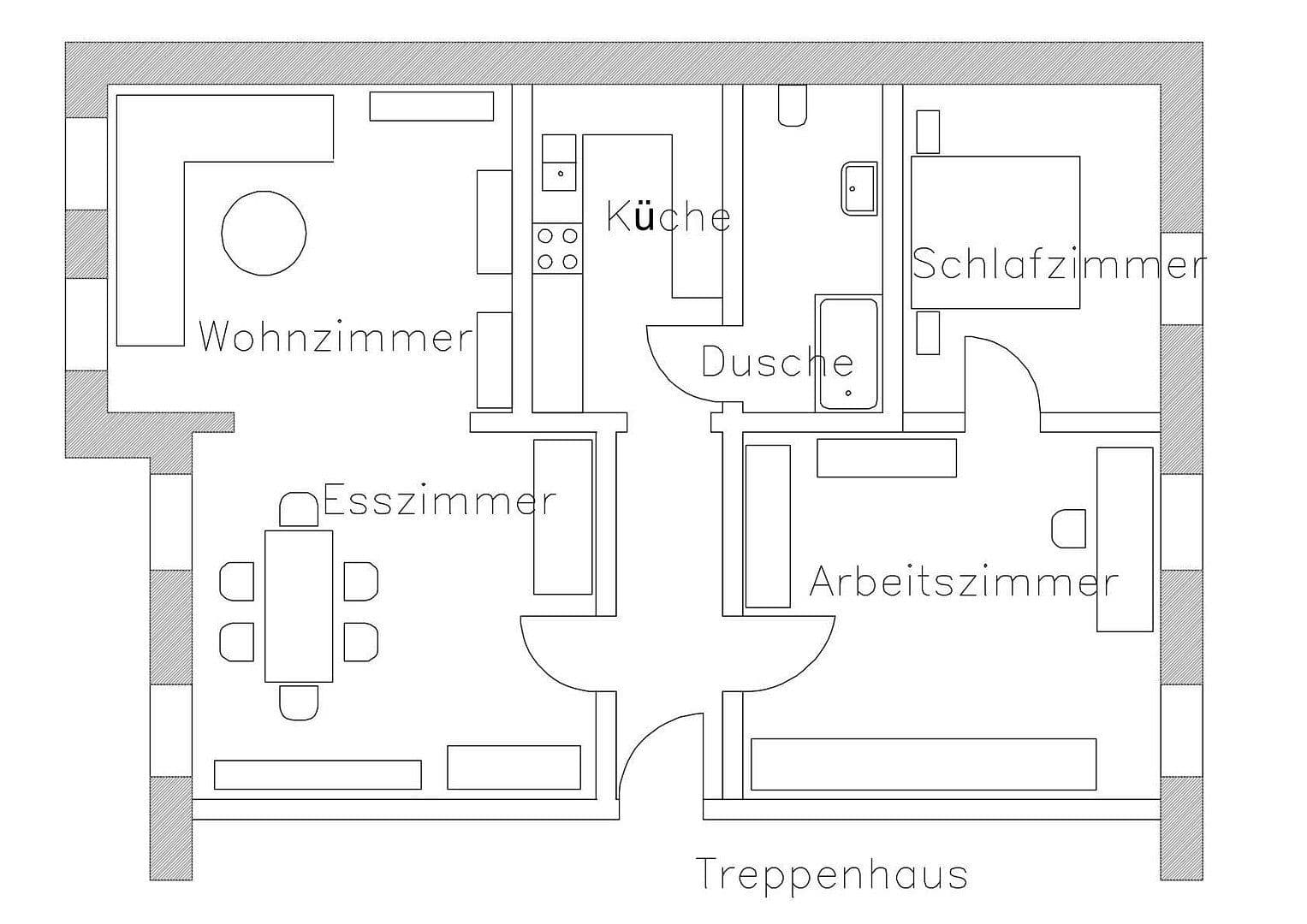 Prenájom bytu 3-izbový 105 m², Bielefeld, Severné Porýnie - Westfálsko Prenájom bytu 3-izbový 105 m², Bielefeld, Severné Porýnie - Westfálsko
