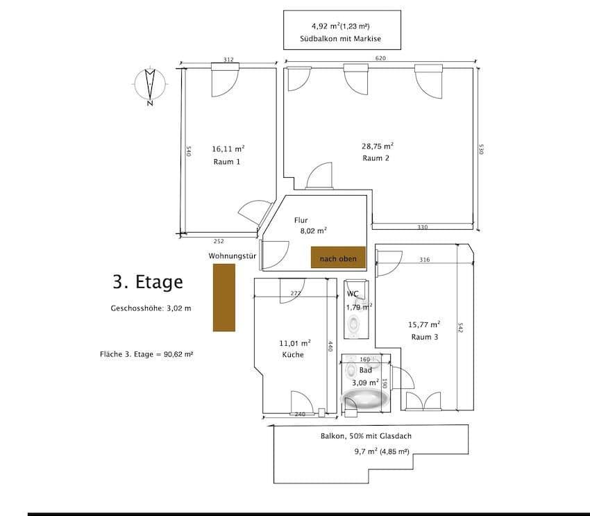 Predaj bytu 4-izbový 111 m², Frankfurt am Main, Hesensko Predaj bytu 4-izbový 111 m², Frankfurt am Main, Hesensko