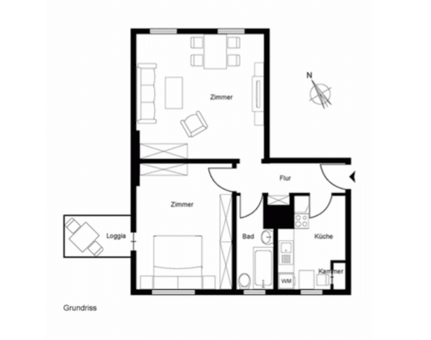 Predaj bytu 2-izbový 57 m², Ostseestraße 41, Berlin, Berlín Predaj bytu 2-izbový 57 m², Ostseestraße 41, Berlin, Berlín