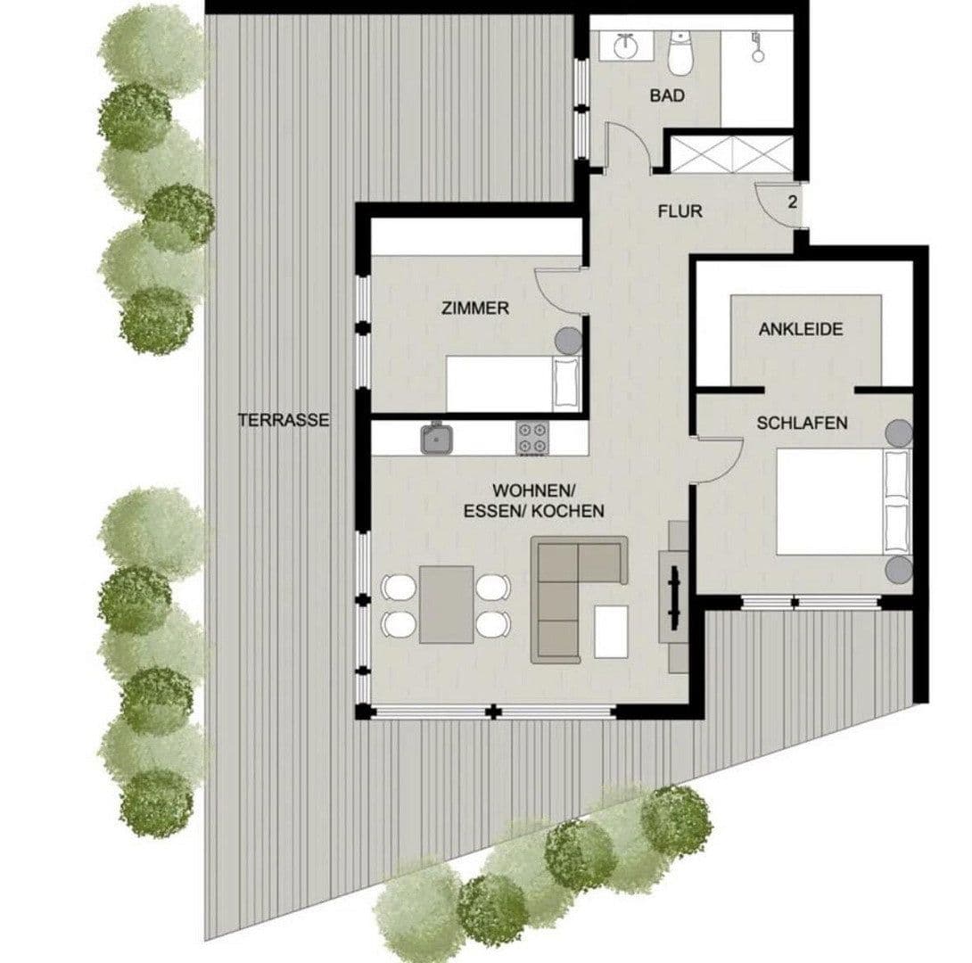 Prenájom bytu 3-izbový 88 m², Untergruppenbach Straße 12, Untergruppenbach, Bádensko-Wurttembersko Prenájom bytu 3-izbový 88 m², Untergruppenbach Straße 12, Untergruppenbach, Bádensko-Wurttembersko