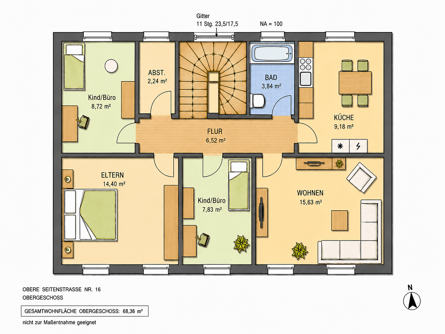 Prenájom bytu 4-izbový 69 m², Obere Seitenstr. 16, Nürnberg, Bavorsko Prenájom bytu 4-izbový 69 m², Obere Seitenstr. 16, Nürnberg, Bavorsko