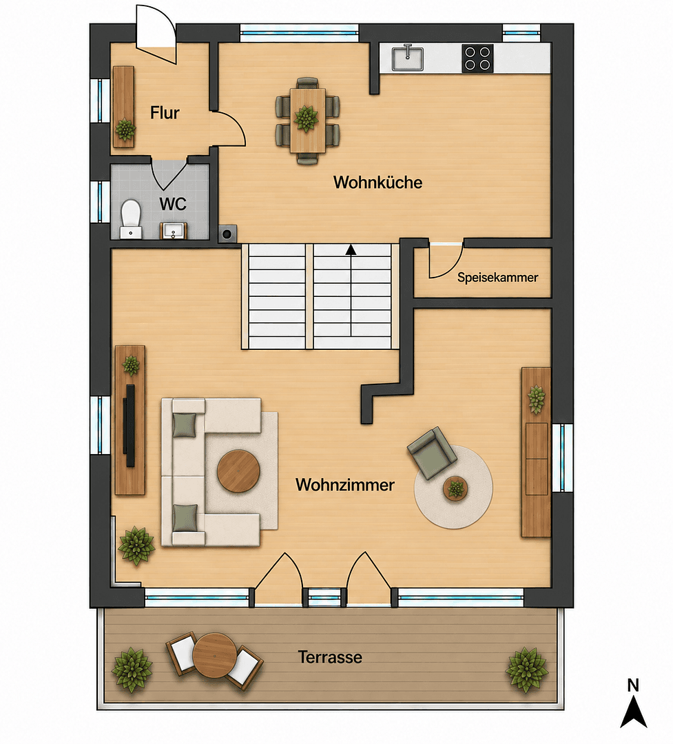 Prenájom domu 162 m², pozemok 690 m², Schwabhausen, Bavorsko Prenájom domu 162 m², pozemok 690 m², Schwabhausen, Bavorsko