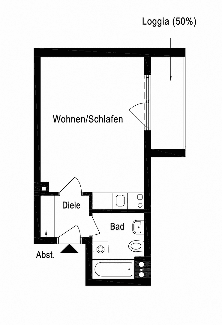 Predaj bytu 1-izbový 29 m², Kirchheimbolanden, Porýnie-Falcko Predaj bytu 1-izbový 29 m², Kirchheimbolanden, Porýnie-Falcko